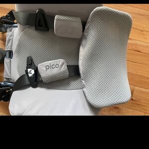 Kids Car Seat in Gray And Blue